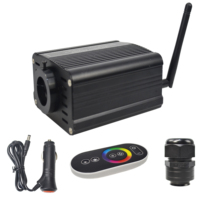 Moteur de lumière de plafond à fibres optiques LED RGB de haute qualité 16W avec télécommande tactile