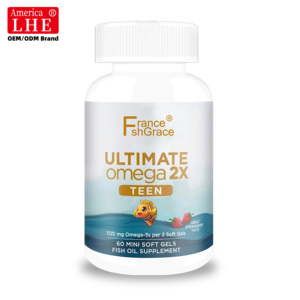 Ultimate Omega 2X Çilek Aromalı 60 Mini Yumuşak Kapsül Omega 3'ler EPA <span class=keywords><strong>DHA</strong></span> ile Bağışıklık Sistemi Sağlığı için Ultimate Omega 2X Takviyesi - Product Image 1