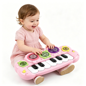 Juguetes Musicales de Piano para Bebés de 6 a 12 Meses, Juguetes Musicales con Luces para Bebés, Aprendizaje Temprano, Teclado de Piano Educativo para Bebés - Product Image 2