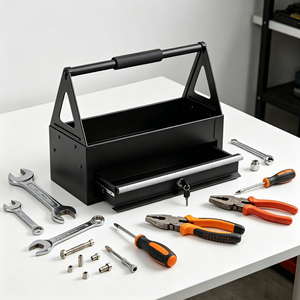 Caja de herramientas personalizable con colores a elegir, práctica para organizar herramientas en el hogar, almacén o taller de reparaciones. - Product Image 3