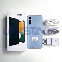 Ponsel Dual SIM Versi Global EU Original untuk SamSung A13 4G Smartphone Bebas Kunci Layar 6.6 Inci 64GB Handphone A14 A15
