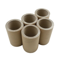 Tube en papier kraft écologique noyau d'emballage durable tube d'artisanat de taille personnalisée matériau recyclable en gros