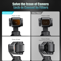 Filtre magnétique OEM d'usine, filtre ND (ND8/16/32/64/256 disponibles) pour accessoires de caméra sportive DJI Osmo Pocket 4/3