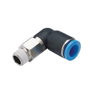 Acoplador Neumático Rápido Xingyi Technology GPL4 6 8 10 Roscado Tipo L, Cuerpo de Plástico y Cobre para Conector de Manguera de PU - Product Image 2