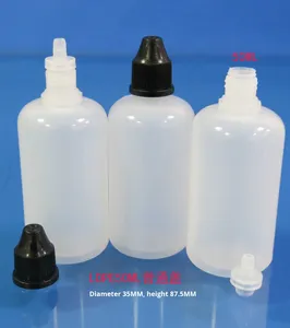 Botella cuentagotas con tapa <span class=keywords><strong>de</strong></span> rosca <span class=keywords><strong>de</strong></span> 50ML, <span class=keywords><strong>gotas</strong></span> para los <span class=keywords><strong>ojos</strong></span> y aceite <span class=keywords><strong>de</strong></span> lavado, pegamento <span class=keywords><strong>lubricante</strong></span>, Dispensador <span class=keywords><strong>de</strong></span> plástico PE, grabado ácido redondo - Product Image 3