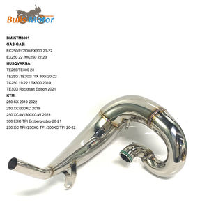 Collettori di Scarico e Silenziatore Slip-On per Moto da Fuoristrada per KTM 250 SX/XC/XCW/300 EXC/300XC a 2 Tempi Sistema di Scarico - Product Image 5