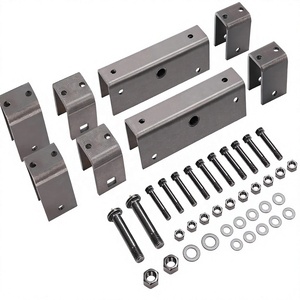 Nouveau kit de suspension pour essieu de remorque, avec ressort à glissière de 2 pouces de large, capacité 7000 lb, en acier antirouille, pour suspension de remorque - Product Image 1