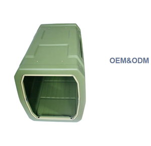 Cages solides pour chats de compagnie Chenil en plastique rotomoulé pour chiens Caisse robuste pour chiens Moule rotatif OEM - Product Image 1