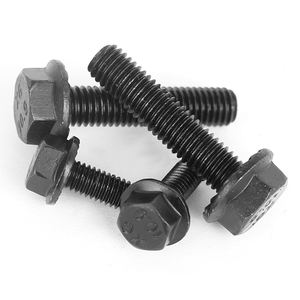 Din6921 Sechs kant flansch schraube Klasse 8.8 M8 M10 M12 Sechs kant flansch kopfs ch raube aus Kohlenstoffs tahl mit M16-Gewinde 100mm 110mm Länge ASME Standard - Product Image 2