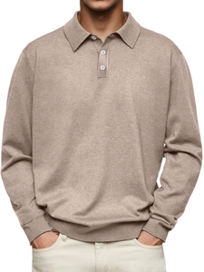 <span class=keywords><strong>Polo</strong></span> da Golf con Scollo a V e Bottoni, Design Personalizzato, Vestibilità Comoda, <span class=keywords><strong>Manica</strong></span> <span class=keywords><strong>Lunga</strong></span> in Maglia, Produzione all'Ingrosso - Product Image 3