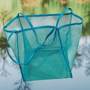 Wholesale Portable Mesh <b>Bag</b> <b>Large</b> Capacity Reusable Storage <b>Bags</b> Swimming <b>Beach</b> Women Makeup Organizer Shopping Handbag - Product Image 6
