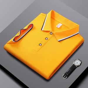 <span class=keywords><strong>Polo</strong></span> sportiva Casual da uomo con maniche corte da uomo con colletto da Golf traspirante da estate ad asciugatura rapida camicia a maniche corte da uomo - Product Image 3