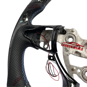 Volante Deportivo de Fibra de Carbono para <span class=keywords><strong>Hyundai</strong></span> Elantra N I30N 2022, Piezas de Mejora para el Interior del Automóvil - Product Image 4