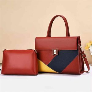 Conjunto de Bolsos de Mano Coloridos de Moda, Bolsos de Cuero PU Casuales - Product Image 1