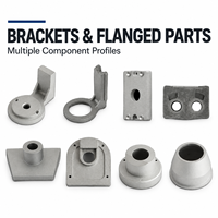 Pièces de montage de véhicule en acier inoxydable usinées CNC de précision certifiées IATF 16949 OEM/ODM pour supports de moteur automobile à brides