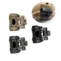 Accessoire de casque tactique pour rail de moto, compatible lampe torche, pince réglable à cinq positions, rail de 20 mm, fabriqué à Guangzhou