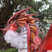 Robot Dragon fait à la main modèle grandeur nature film rôle animatronique Dragon usine de Chine Dragon