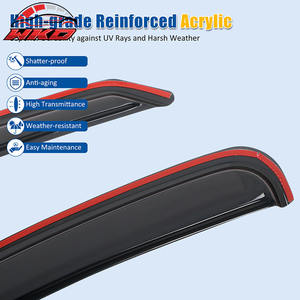 Pare-soleil latéraux en acrylique pour Jeep Liberty 02-07, déflecteurs de pluie et de soleil - Product Image 4