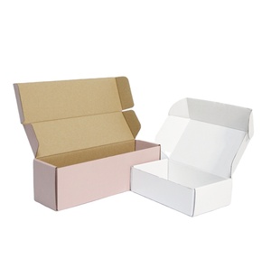 Wholesale environmental protection degradable Carton boxes corrugated E-flute corrugated box with logo