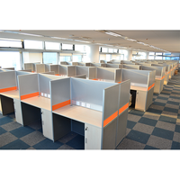 Taille personnalisée de haute qualité Design moderne Plan ouvert bureau poste de travail bureau cabine poste de travail Table