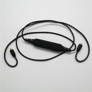 Cable de audio Bluetooth MMCX5.0 de repuesto para auriculares SE535 SE425 UE900, cable de cobre chapado en estaño negro - Product Image 2