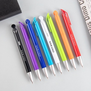 Stylo bille en plastique personnalisé avec une largeur d'écriture de 1,0 mm, cadeau promotionnel, stylo à encre personnalisé avec impression de logo - Product Image 2