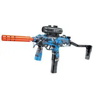 MP9 Electric Blaster Toy Gun 7MM Ammos Burst Gun Nylon Gear Splatter Launcher Shooting Fighting Game Toy Guns Rifle For Adult Ou