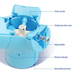 Sengso série miroir <span class=keywords><strong>Cube</strong></span> magique cylindre de miroir <span class=keywords><strong>Q</strong></span>-ornithorynque vitesse sans autocollant Puzzle <span class=keywords><strong>Cube</strong></span> éducatif jouets - Product Image 5