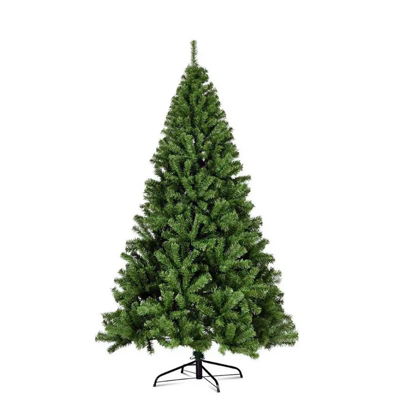 Cadeau de noël décoration de la maison flocage arbre de noël artificiel aiguille de cèdre PVC pomme de pin arbre de noël