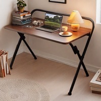 Vente directe d'usine Bureau pliable moderne Bureau d'ordinateur pliable Pas d'installation Pratique Table de bureau pratique