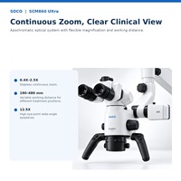 Microscope chirurgical dentaire avec caméra numérique 4K et éclairage LED pour l'endodontie et le traitement des canaux radiculaires