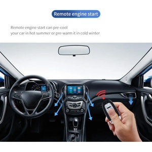 EASYGUARD EC003-NS Engine Start Stop Remote Starter <b>Push</b> Start Button Keyless Entry PKE <b>Car</b> Alarm System Shock Warning - Product Image 6
