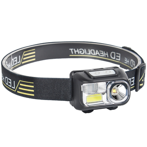 Hot siêu sáng 1200mAh nguồn kép 5 chế độ mạnh mẽ không thấm nước USB có thể sạc lại abstactical đèn pha đèn pin Led Đèn Pha - Product Image 1