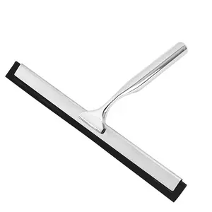 Wisdom Stainless Steel Glass Squeegee Clean Replacement Rubber Glass cleaner Glass Scraper