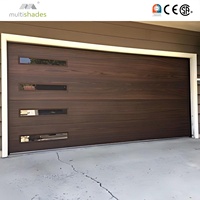 MULTISHADES Moteur latéral intelligent moderne en acier inoxydable pour porte de garage, télécommande, utilisation commerciale, fonctionnement haute fréquence, fini