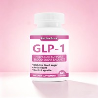 NurtureNova GLP-1 Besin Takviyesi Kapsülleri (60 Tablet)- Yetişkinler için Enerji Sağlar ve Bağışıklığı Güçlendirir