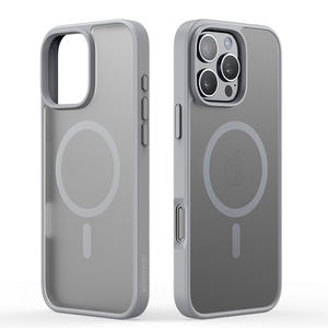 para Iphones 16 <span class=keywords><strong>Pro</strong></span> Max 15 14 13 trasera translúcida accesorios móviles tendencia carga magnética funda para teléfono móvil - Product Image 1