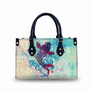 New Multicolor Colorblock Handbag Suppliers Handbags Wholesale Custom Pu Leather Tote Bag With Logo Women