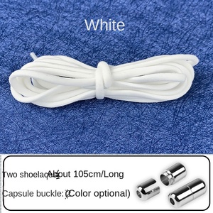 Lacci per Scarpe Senza Nodi in Poliestere con Fibbia a Capsula, Design Elastico per Tutte le Stagioni - Product Image 6