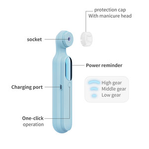Mini taladro <span class=keywords><strong>de</strong></span> <span class=keywords><strong>uñas</strong></span> eléctrico portátil, máquina <span class=keywords><strong>de</strong></span> manicura recargable ajustable <span class=keywords><strong>de</strong></span> 5 velocidades, 6 tipos <span class=keywords><strong>de</strong></span> cabezales <span class=keywords><strong>de</strong></span> molienda <span class=keywords><strong>para</strong></span> pulido <span class=keywords><strong>de</strong></span> niños - Product Image 3