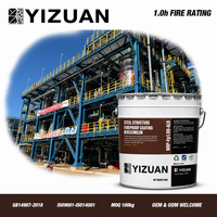 Revêtement liquide ignifuge acrylique intumescent à base de solvant avec finition mate pour application par pulvérisation, classement incendie des structures en acier 1,0H