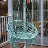 Bangke Nice Prix Macramé Coton Corde Hamac Chaise Suspendue Intérieur Extérieur Jardin Chambre Villa Utiliser Patio Balançoires