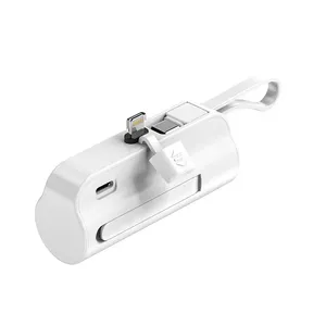 <span class=keywords><strong>Mini</strong></span> Power Bank 3-en-1 Mignonne en Forme de Capsule 5000 mAh avec Câble et Support Téléphone Intégrés, Idéale comme Cadeau d'Urgence - Product Image 3