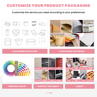 Cajas de Regalo de Papel Recubierto Hechas a Mano con Forro de Esponja, Estampado en Caliente, Recubrimiento UV, Formas Personalizadas, Asas de Cinta para Empaque de Regalos