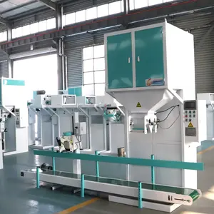 High Precision 25kg 50kg Grain Bag Packaging Stitching Rice Sugar Weighing Plastic Pellet Granule Automatic Packaging Machine