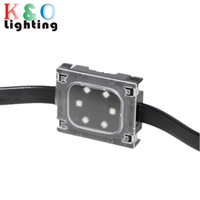 Vente chaude WS2811 DMX512 Extérieur Pixel LED Point Lumières Scintillantes RGBW Couleurs Rouge Vert Blanc Émettant IP68 Note