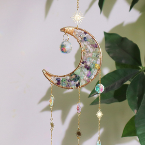 Atrapasoles de Cristal Personalizados al por Mayor, Decoración de Cristal con Mariposas, Prismas, Suministros para Atrapasoles - Product Image 2