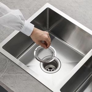 Filtre de cuisine anti-blocage en acier inoxydable et PP pour évacuation des déchets de légumes dans l'évier - Product Image 1