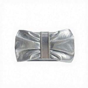 Sac de soirée ethnique artisanal de créateur, style pochette rigide - Product Image 3