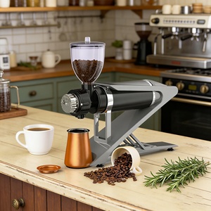 Nouveau modèle 2026 Moulin à café à meules plates 18 réglages Anti-statique Pliable avec tasse doseuse Espresso Commande en gros - Product Image 1